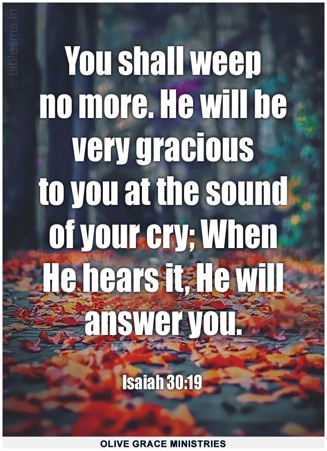 Isaiah 30 19 Daily Bible Verse Daily Bible Verse