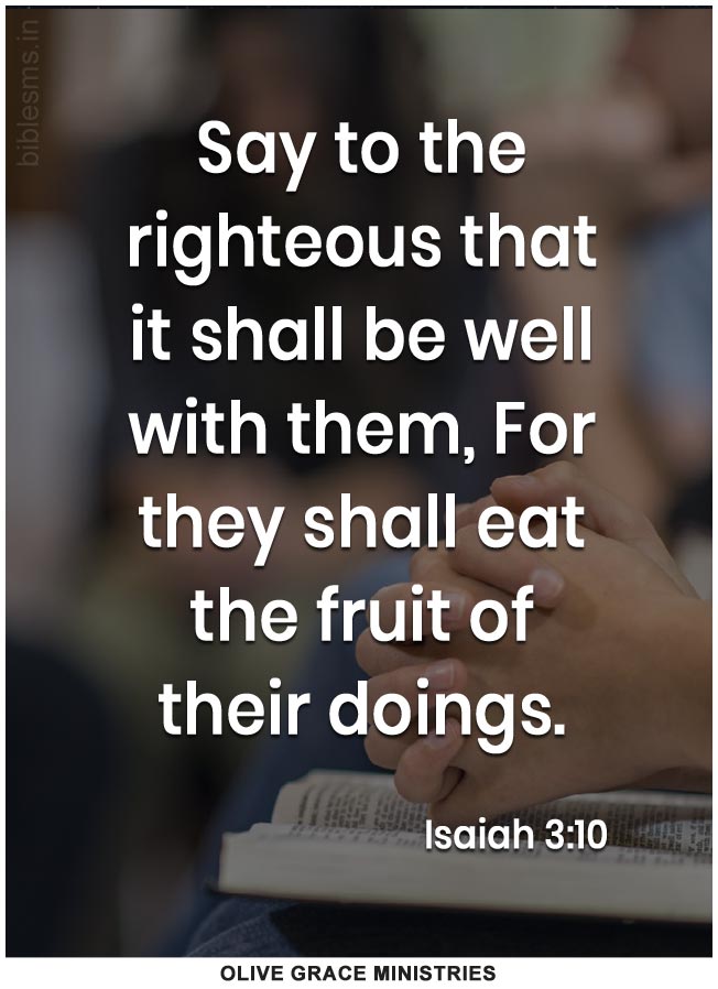 Isaiah 3:10 | Daily Bible Verse
