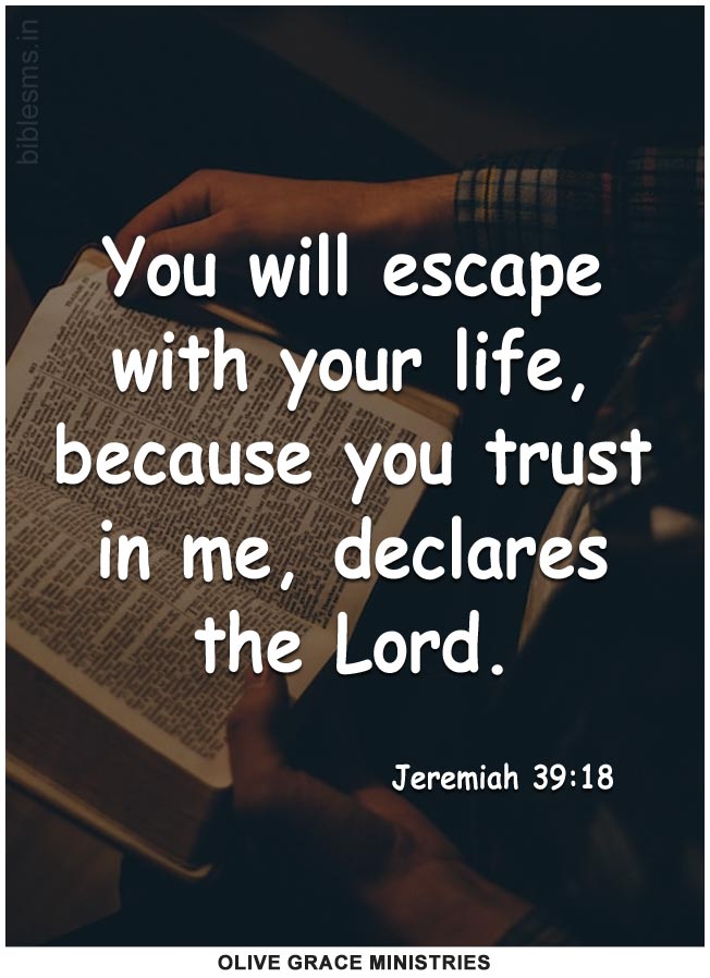Jeremiah 39:18 | Daily Bible Verse