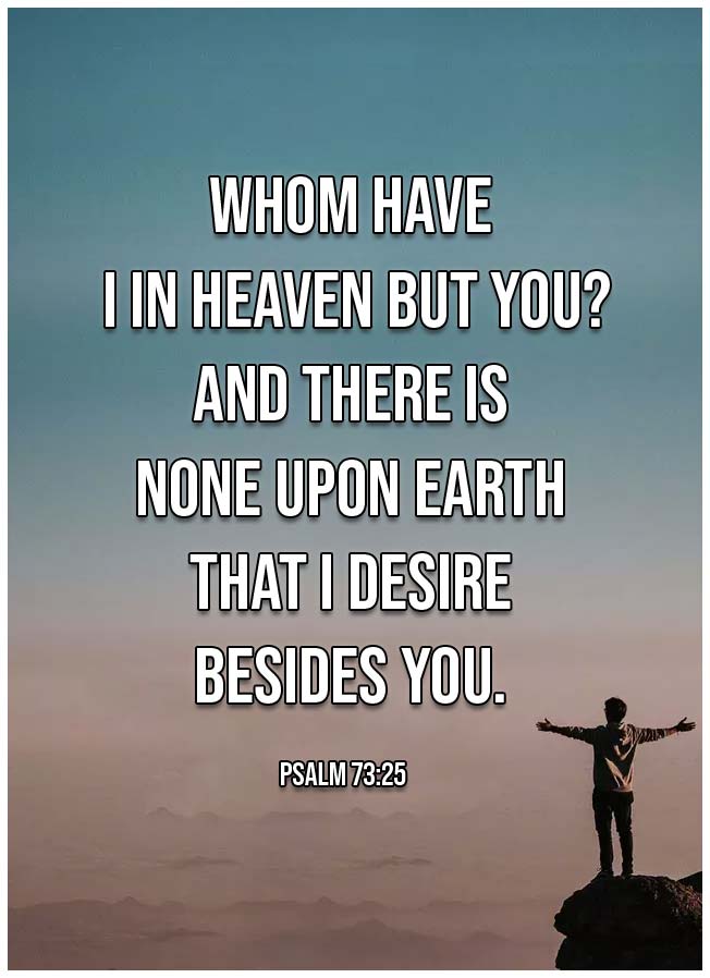 Psalm 73:25 | Daily Bible Verse