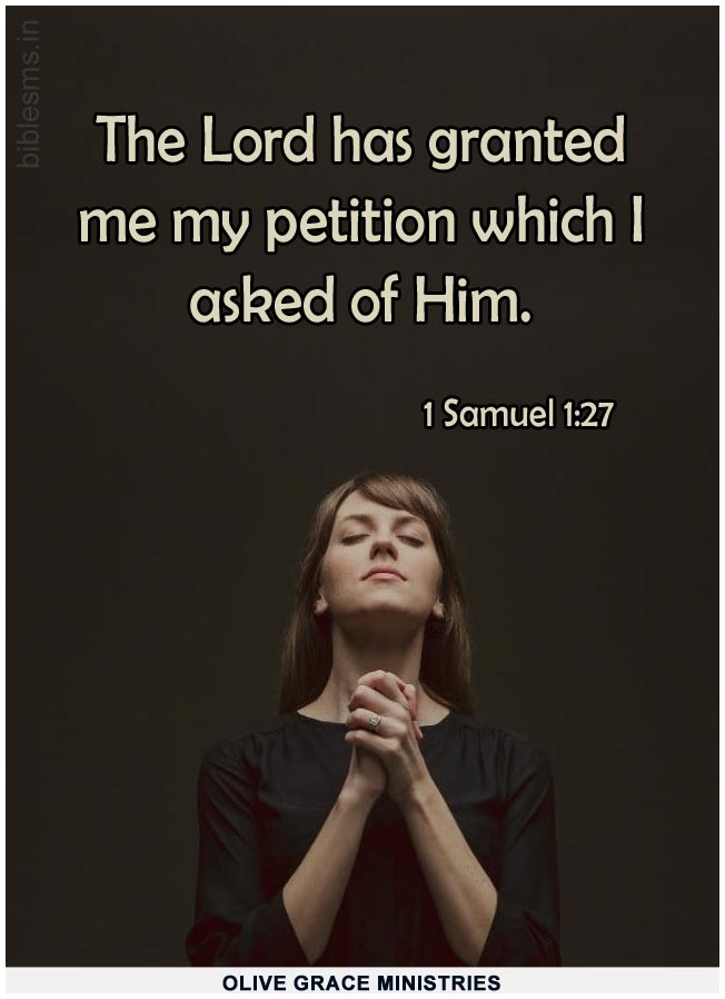 1 Samuel 1:27 | Daily Bible Verse