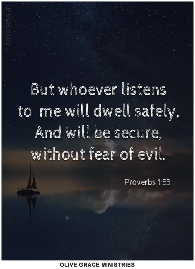 Proverbs 1:33 | Daily Bible Verse