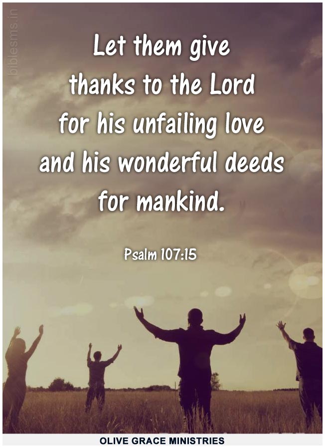 Psalm 107:15 | Daily Bible Verse