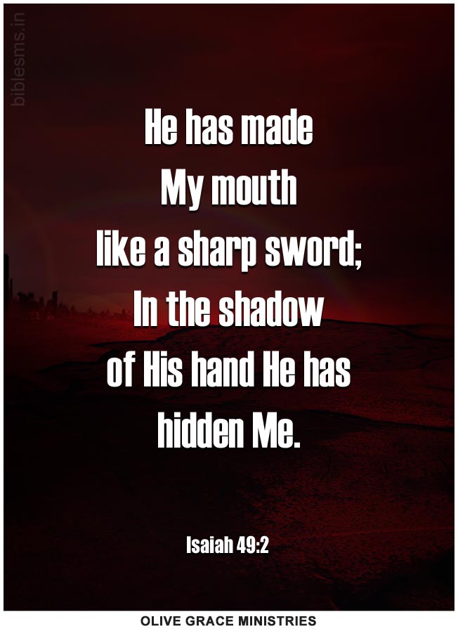 Isaiah 49:2 | Daily Bible Verse
