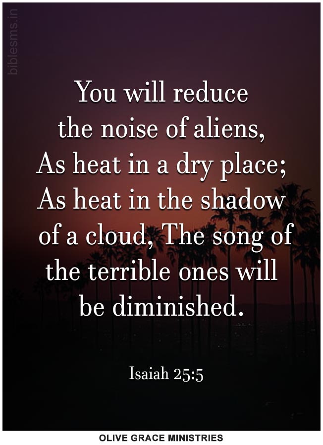 Isaiah 25:5 | Daily Bible Verse