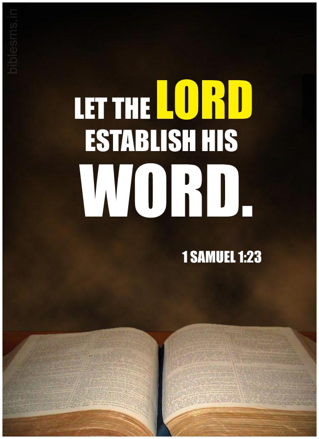 1 Samuel 1:23 | Daily Bible Verse