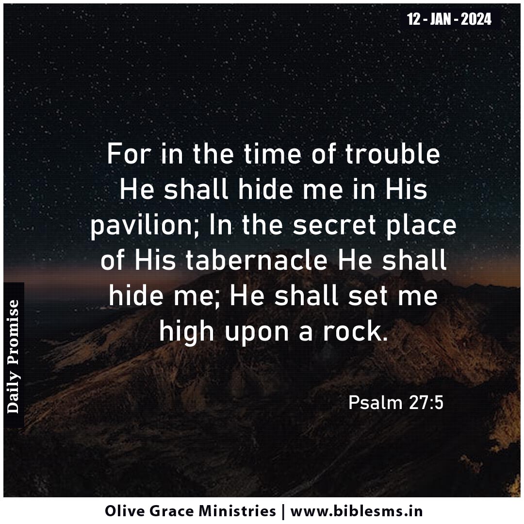 Psalm 27:5 | Daily Bible Verse