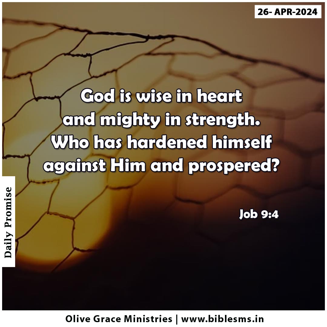 Job 9:4 | Daily Bible Verse